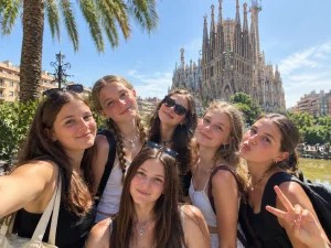 Mädchen in Barcelona