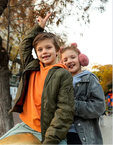 Children having fun together
